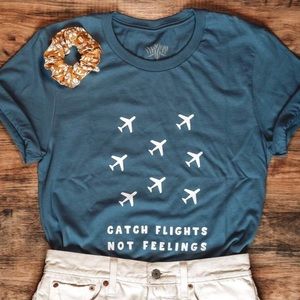 “Catch Flights” Travel Tee